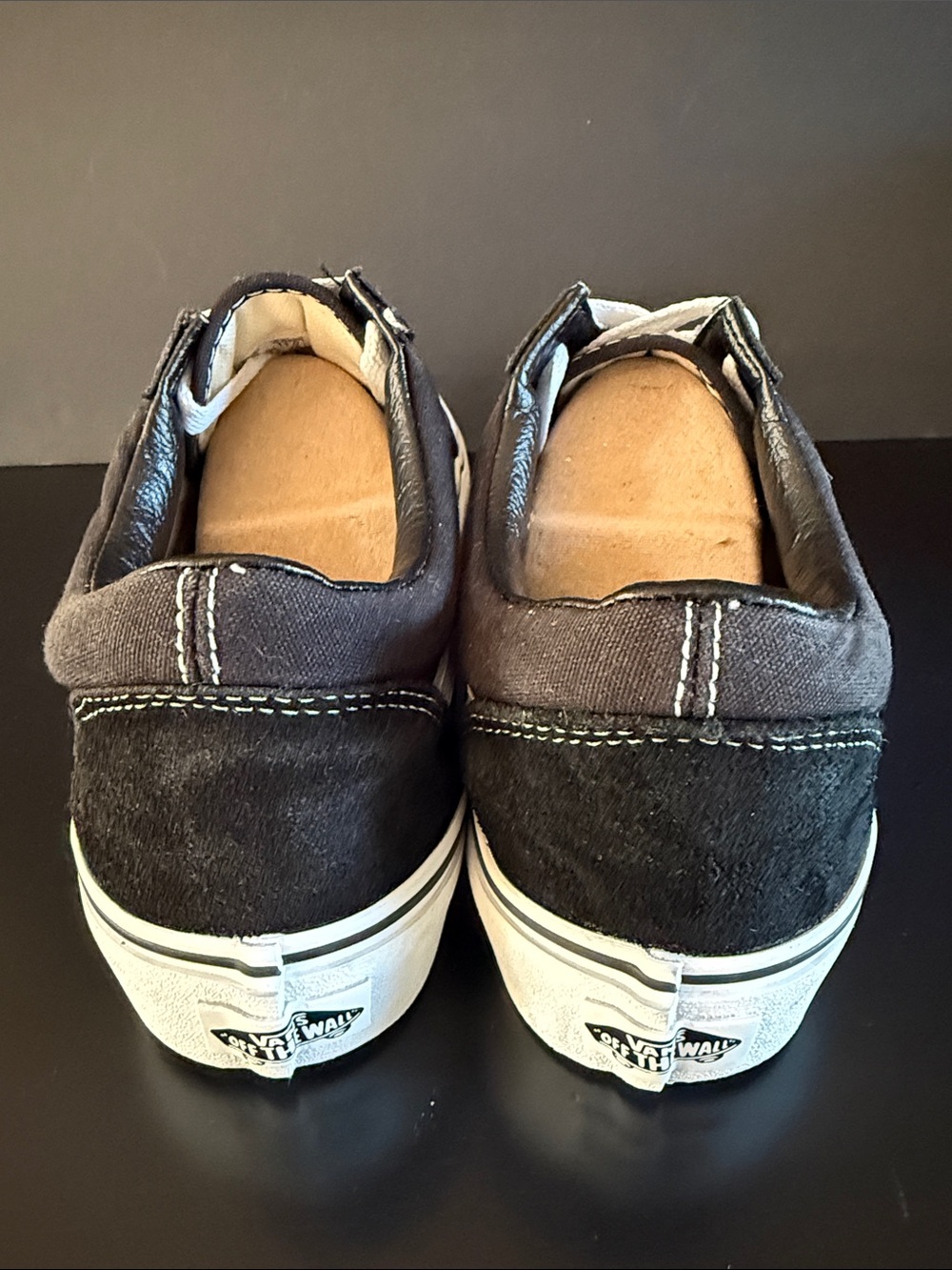 VANS Black & White Old Skool Platform Shoe - Picture 9 of 11